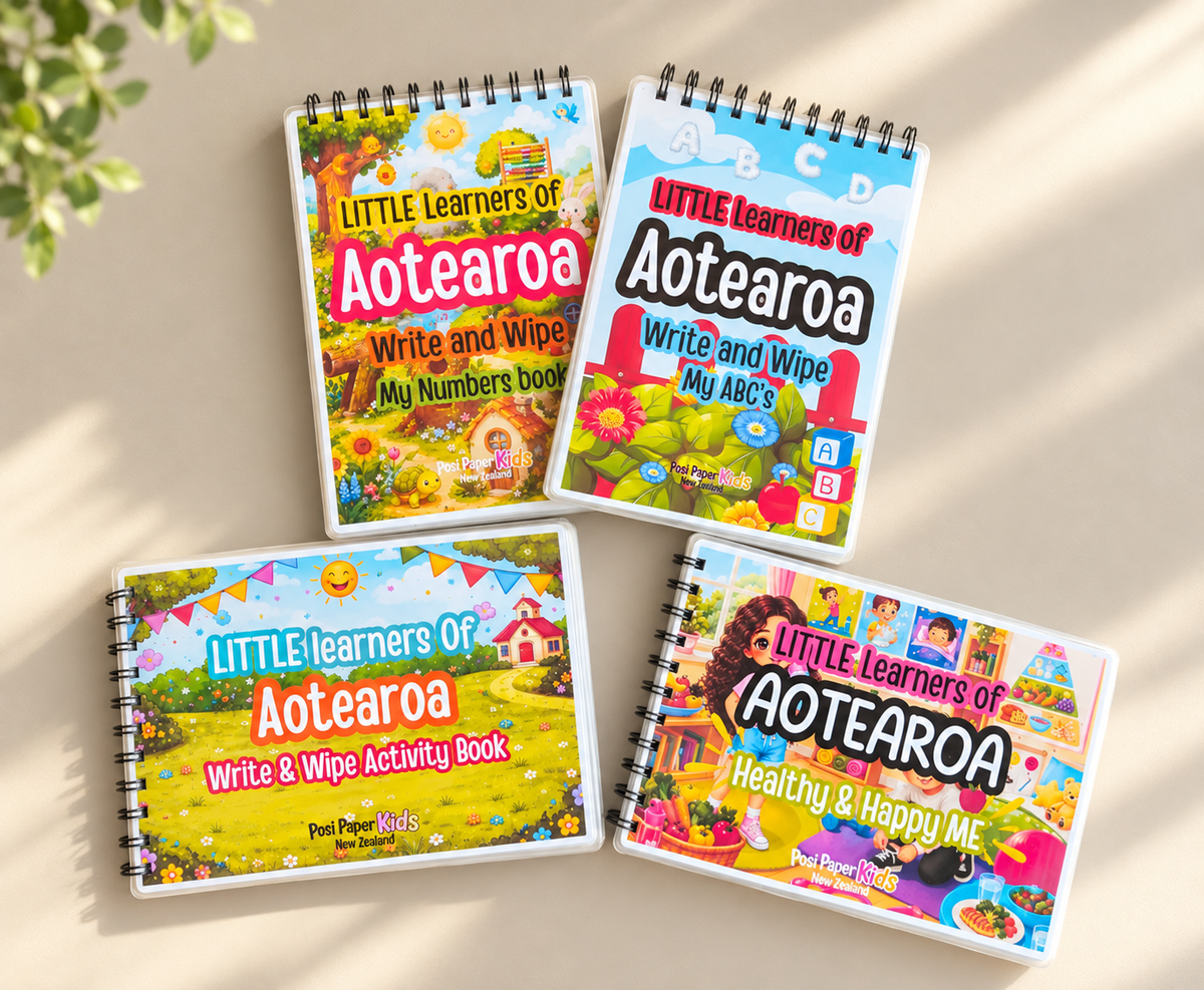 Little Learners of Aotearoa - Write and Wipe Range