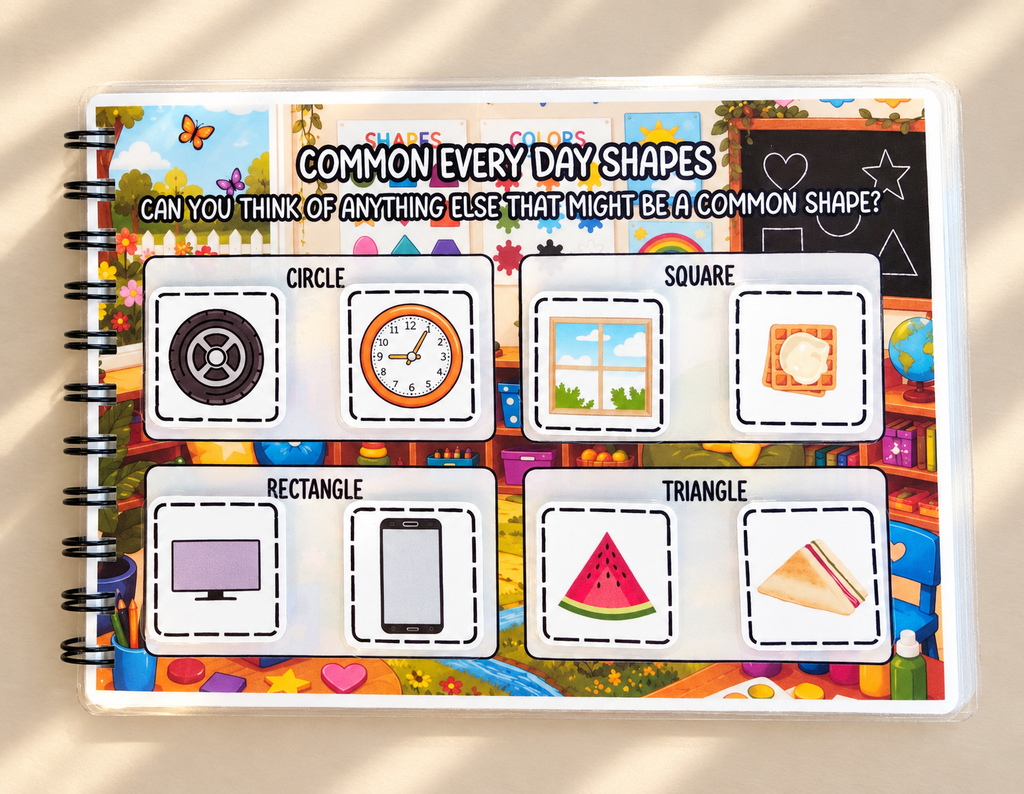 Shapes & Colours Busy Book (Velcro)