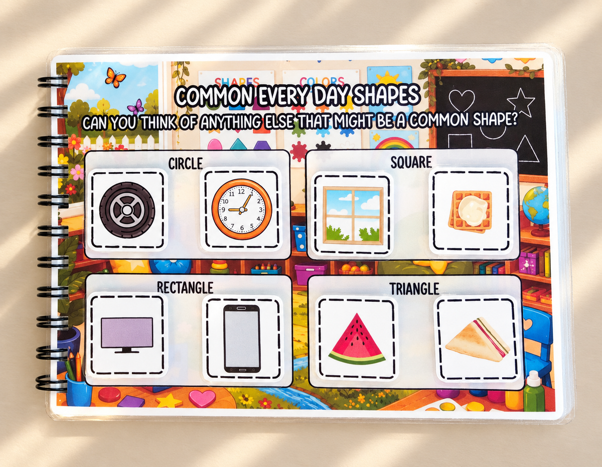 Shapes & Colours Busy Book (Velcro)