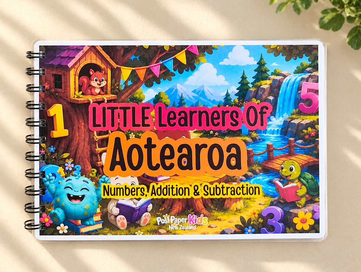 Numbers, Addition and Subtraction Busy Book (Velcro)