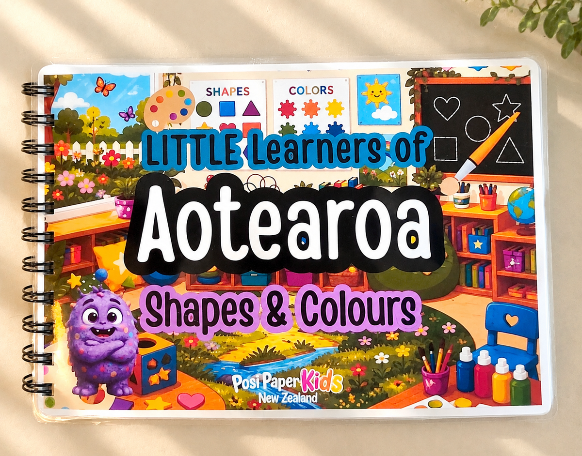 Shapes & Colours Busy Book (Velcro)