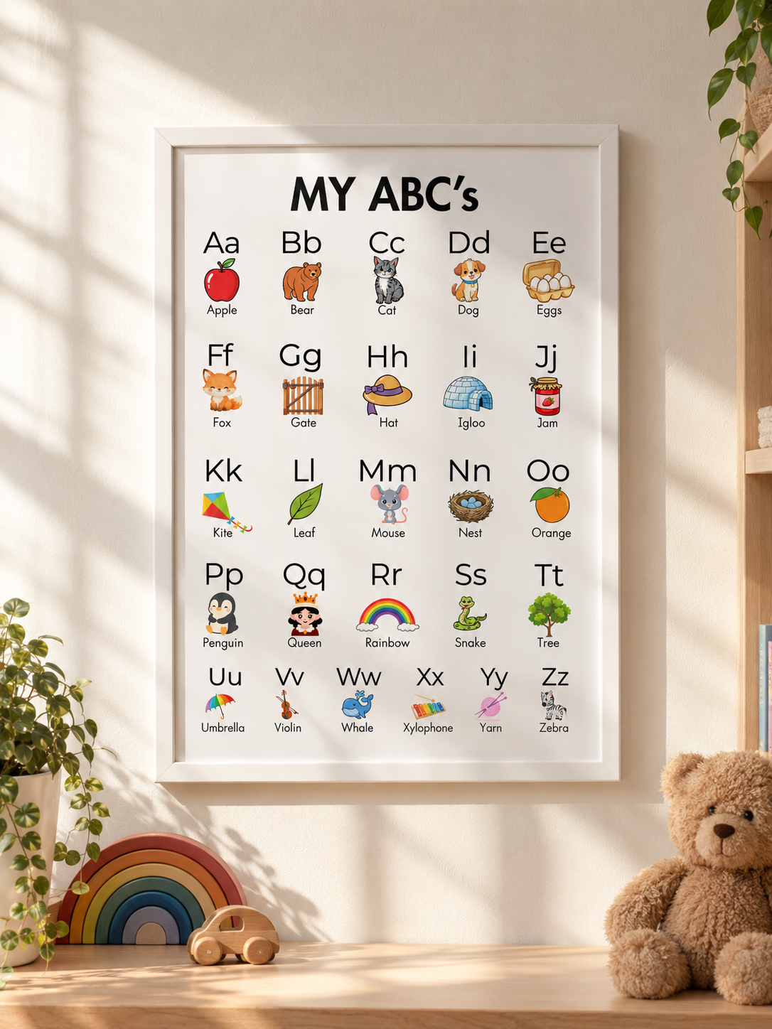 My ABC's Printable A3 Poster