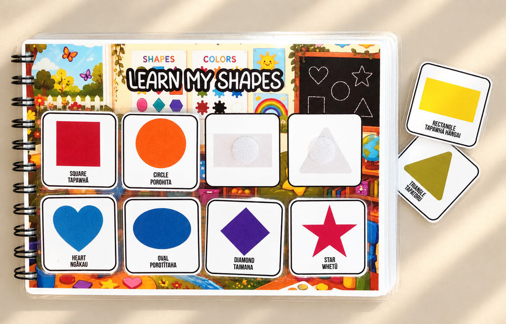 Shapes & Colours Busy Book (Velcro)