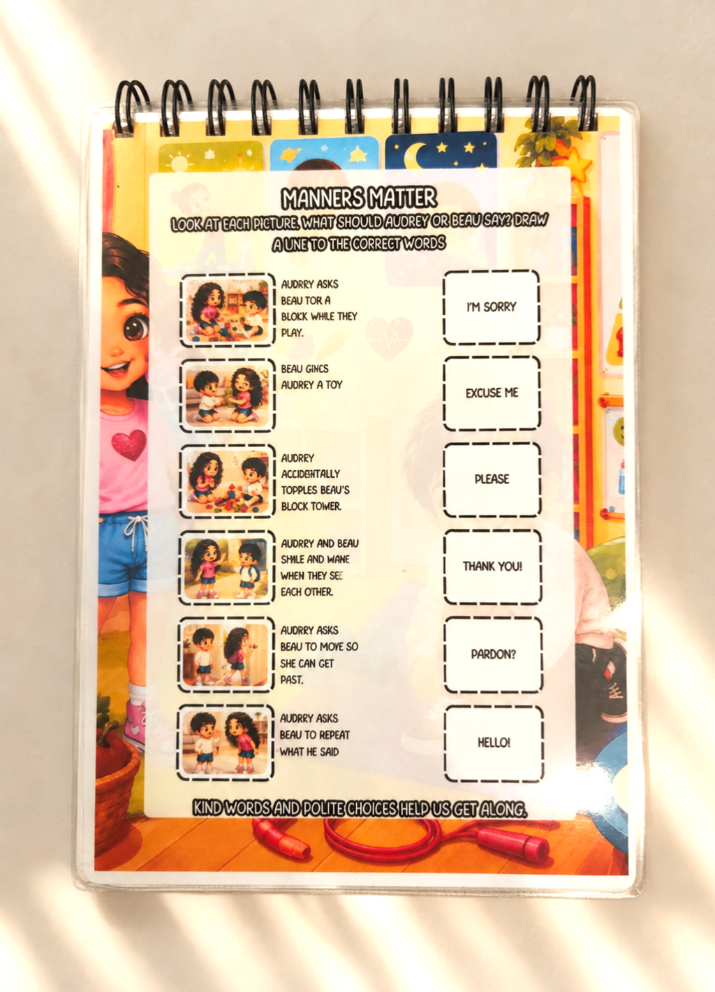 My Healthy & Happy Me Busy Book (Write & Wipe)