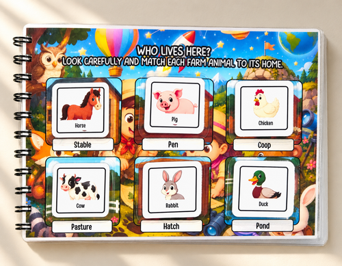 Little Brain Builders Busy Book (Velcro)